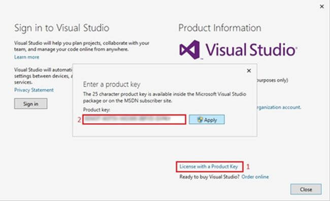 Launching Visual Studio 2013